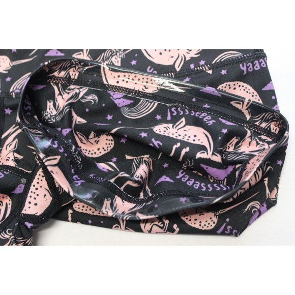 IAB Mfg women's 3 in no-ride unicorn narwhal athletic gym workout shorts - Picture 7 of 9